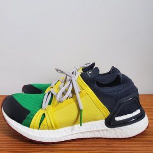 adidas by Stella McCartney UltraBOOST 20 Green / Yellow Running Trainers Sz US 9